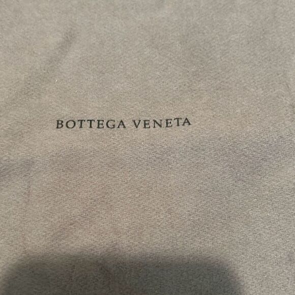 Bottega Veneta Drawstring Top Dust Cover Brown Logo Travel Storage Bag - Picture 2 of 6